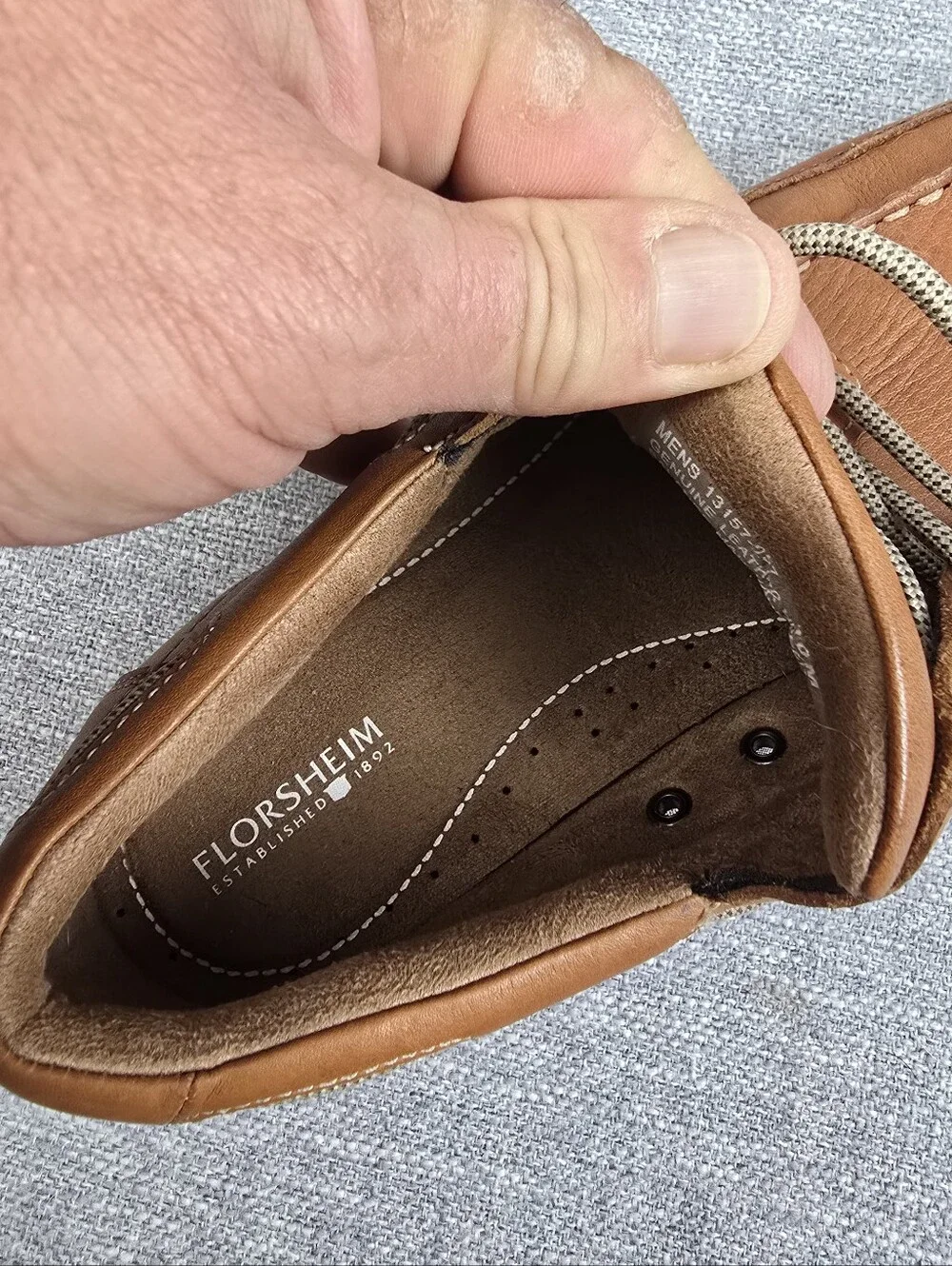 Florsheim Lakeside Moc Toe OX Boat Shoes Saddle Tan Mens Sz 10